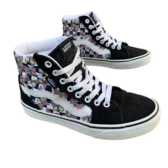 Vans Filmore HI Butterfly Checkerboard SK8-Hi Sneakers Women’s size 6.5 - Picture 13 of 13